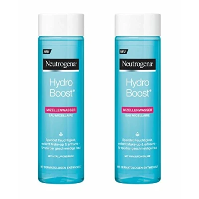 Abbildung von Neutrogena Hydro Boost Mizellenwasser effektive &amp; sanfte Gesichtsreinigung 2 x 200ml