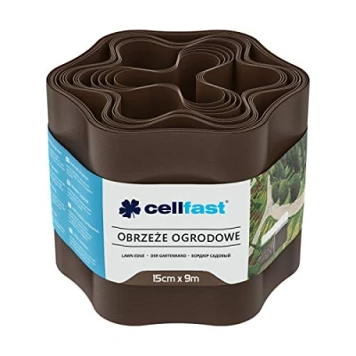 Abbildung von Cellfast Garteneinfassung braun 15cm x 9m 30 012