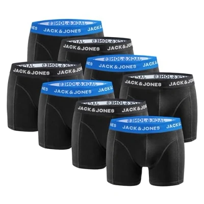 Abbildung von JACK &amp; JONES Boxershorts 8er Pack Black Blue Mix Gr. L