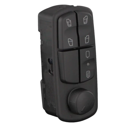 Abbildung von FEBI BILSTEIN 101686 Schalter, Fensterheber fahrerseitig MERCEDES BENZ: ATEGO 2, AXOR 2