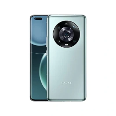 Abbildung von Honor Magic4 Pro Android Smartphone, Dual SIM mit 50 MP Triple Kamera, Cyan, 6.81 Zoll Handy, 8+256 GB, 120 Hz
