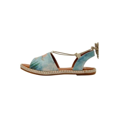 Abbildung von Dogo Hazel Carettahey DUDE Riemensandalette, Damen, Größe: 40, Blau Schuhe
