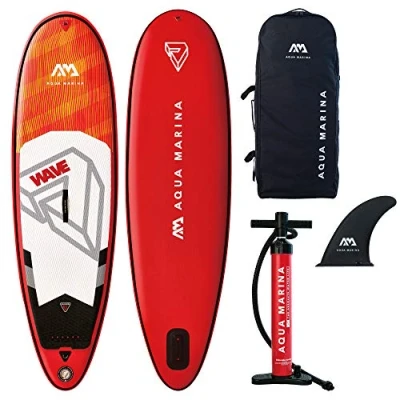 Abbildung von Aquamarina Unisex Erwachsene Sup Board Wave Tabelle, Rot Orange, Uni