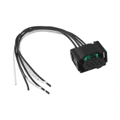 Abbildung von Be In Your Mind 8 polig Auto Radar Sensor Anschluss Stecker Und Kabelbaum 4F0972708 Kompatibel mit VW Audi Skoda