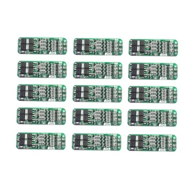 Abbildung von Foemey 15 Stück 3S 20A Lithium Batterie 18650 Ladegerät PCB BMS Schutzkarte Li ION Akku Lademodul 11,1 V 12 12,6