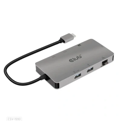 Abbildung von Club 3D USB 3.2 Gen1 Typ C 8 in 1 Hub PD Charging, CSV 1593