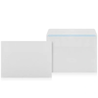 Abbildung von LOGIC PACK Briefumschläge DIN C6 ohne Fenster Selbstklebend Kuvert Umschläge Weiß Briefumschlag 114 x 162 mm Briefkuvert Versandtaschen Große Briefhüllen (500 Stück)