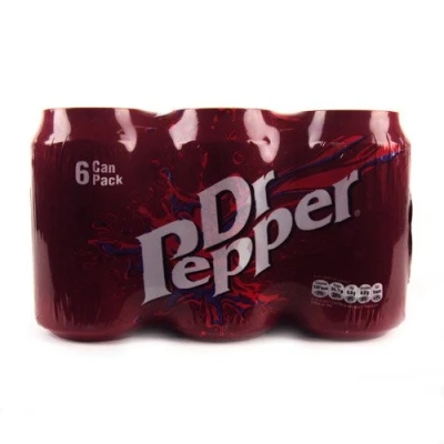 Abbildung von Dr Pepper 6x 330ml Multipack kohlensäurehaltiges, fruchtaromatisiertes Erfrischungsgetränk