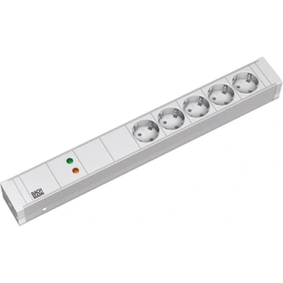 Abbildung von 19&quot; IT PDU Steckdosenleiste Basic 5 fach, 1HE
