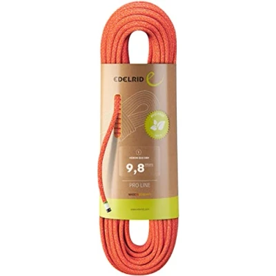 Abbildung von Edelrid 9.8 Heron Eco Dry Einfachseil (Rot 70 Länge in m) Schlingen