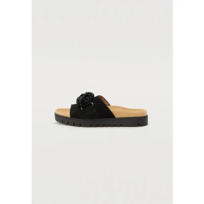 Abbildung von Gabor Pantolette flach, Damen, Größe: 38, Black Schuhe