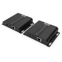 Abbildung von DIGITUS HDMI Extender Set 4K Ultra HD 30 Hz Max. 3840 x 2160 Pixel Netzwerk fähig PoE Powered HDTV &amp; HDCP IR