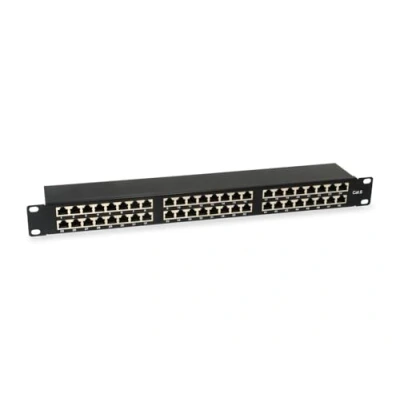 Abbildung von Equip 48 Port Cat.6 Geschirmtes PatchPanel, Schwarz (1HE)