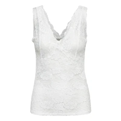Abbildung von Cream Blusentop (1 tlg) Spitze