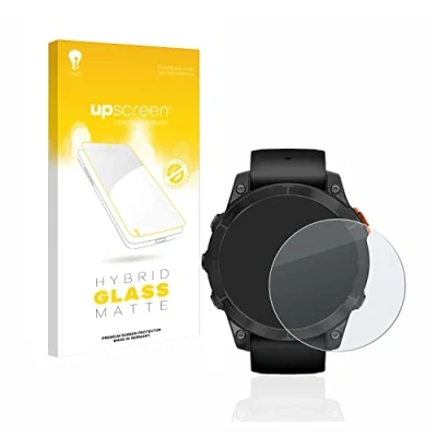 Abbildung von upscreen Entspiegelungs Schutzglas für Garmin Fenix 7 Pro Solar (47 mm) Schutzfolie Matt, Glas Folie [mattierend, 9H Panzerschutz, Anti Fingerprint]
