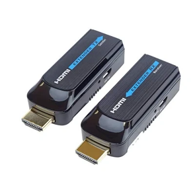 Abbildung von PremiumCord HDMI Extender bis zu 50m über Single Patchkabel Cat6, Kompatibel mit Full HD 1080p 60Hz