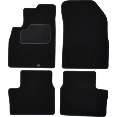 Abbildung von MAMMOOTH A041 NIS90 PRM 01 Fußmattensatz Textil vorne und hinten 4 schwarz NISSAN: MICRA