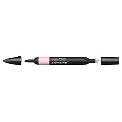 Abbildung von Winsor &amp; Newton &quot; ProMarker 0203212 Professioneller Layoutmarker 2 Spitzen, fein breit für Zeichnungen, Design Layouts Babyrosa