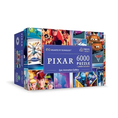Abbildung von Trefl Puzzle 81038 Disney/Pixar Animationsgalerie Puzzle, 1500 Puzzleteile, Made in Europe