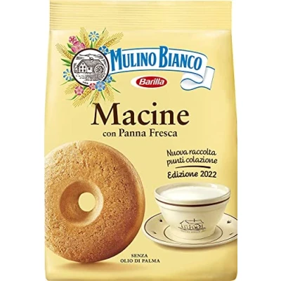 Abbildung von 12x Mulino Bianco Macine Kekse mit 100 % italienischer Frischrahm 800 g biscuits cookies + Italian Gourmet polpa 400g
