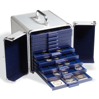 Abbildung von Leuchtturm, Koffer, Cargo S10 geeignet für: 10 Münzboxen Smart Abm: 203x280x213 mm. pro Stk.