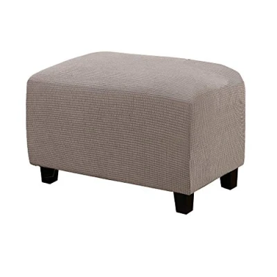 Abbildung von WINS Bezug für Ottoman, rechteckig, dehnbar, Ottomane, Sofa, Sitzsack, Braun