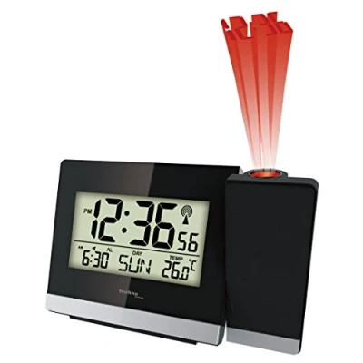 Abbildung von Technoline Funkuhr Projektions Funkwecker WT 536 schwarz
