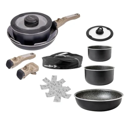 Abbildung von Campinggeschirr Koch Set Pirate Spacemaster Ø26 cm Outdoor Topf Pfanne