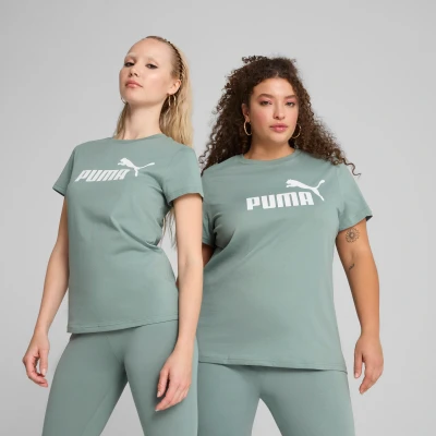 Abbildung von PUMA ESS No. 1 Logo Tee Women, Kleidung, Grün Moon, S