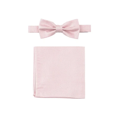 Abbildung von Prince Bow Tie SET Einstecktuch, Herren, Größe: One Size, Rosa