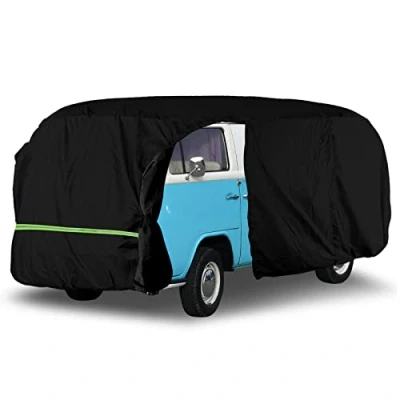 Abbildung von Vollständige Autoabdeckung Ersatz für VW Type 2 T1 T2 T3 1950 1992, 300D Wetterfest UV beständig Vollständiger Garagenersatz Bus Westfalia Camper