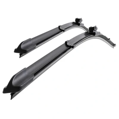 Abbildung von Mossa Vordere Scheibenwischer kompatibel mit Renault Megane IV (12.2015 ) flache Wischerblätter. Wischerblätter Set für Frontscheibe (Fahrer + Beifahrerseite) (600 mm / 450 mm)