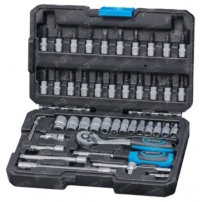 Abbildung von SW Stahl 07748L Steckschlüsseleinsatz Set 48 Chrom Vanadium , +