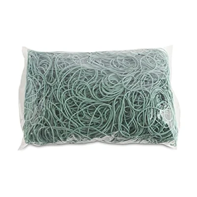 Abbildung von OFFICE PRODUCTS Gummibander Durchmesser: 70mm Farbe: Grün/Gewicht: 1000g 1 kg/Haushaltsgummi Gummiringe Gummi/Kautschuk 60% / Gummis für Zuhause Büro Schule