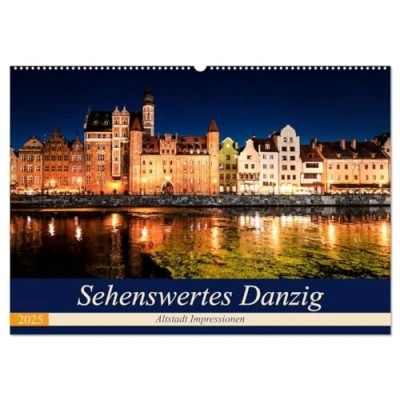 Abbildung von Sehenswertes Danzig (Wandkalender 2025 DIN A2 quer), CALVENDO Monatskalender