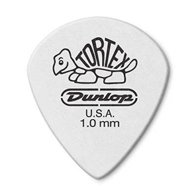 Abbildung von JIM DUNLOP Plektrum Tortex White Jazz III 1,00mm 12 Stück