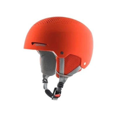 Abbildung von ALPINA ZUPO Sicherer, Stoßabsorbierender, Belüfteter &amp; Schlagfester Skihelm Für Kinder, pumpkin orange matt, 48 52 cm