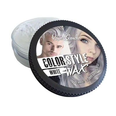 Abbildung von Styling und Färbung Wachs Farbe &amp; Stil weiß Renée Blanche 100ML