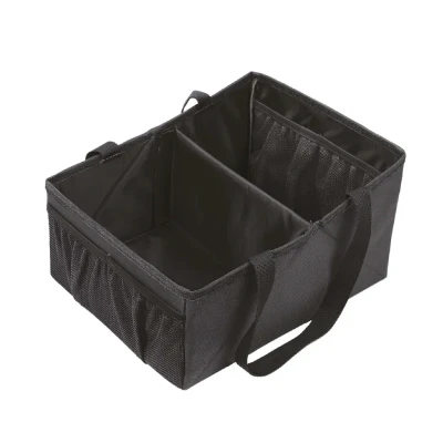 Abbildung von EZIMOOV Faltbare Box für Kinder Auto Organizer Herausnehmbares Fach Transportable Koffertasche Herstellung rpet Recycling Verpackung