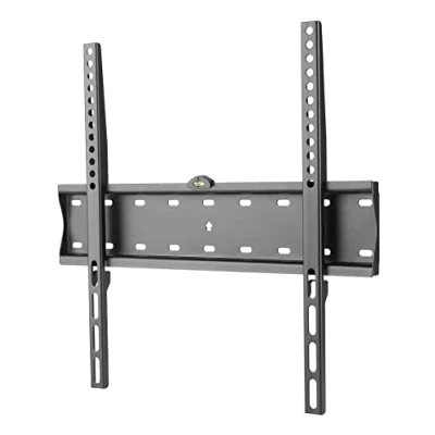 Abbildung von Deltaco TV Wandhalterung, Feste universal Halterung für Fernseher bis 55 Zoll Flach &amp; Curved, max. 40 kg VESA Norm 200x200 400x400, Silber