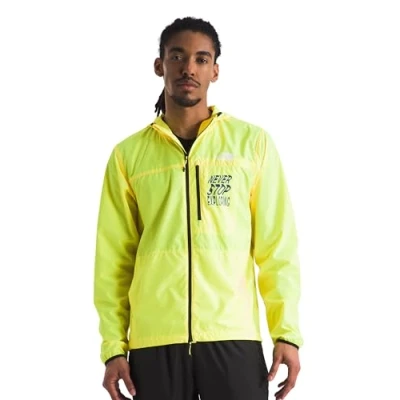 Abbildung von The North Face Higher RUN WIND Jacket Windbreaker, Herren, Größe: Large, Lemon yellow/shady blue