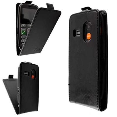 Abbildung von caseroxx Flip Cover für Gigaset GL390, Tasche (Flip in schwarz)