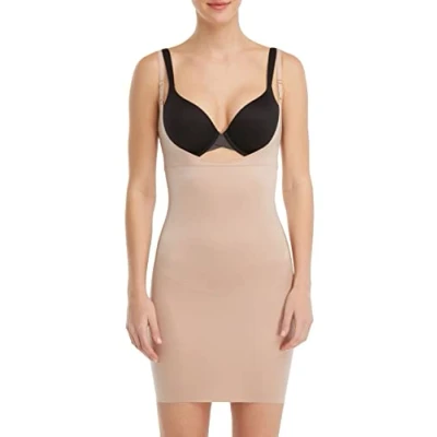 Abbildung von SPANX Shapewear für Damen Sculptant, Open Bust Full Slip (Regular und Übergröße), Foundation, S