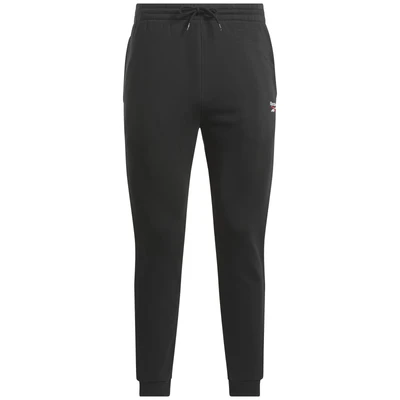 Abbildung von Reebok Identity Small LOGO Jogger Jogginghose, Herren, Größe: XL, Black/white/vector red