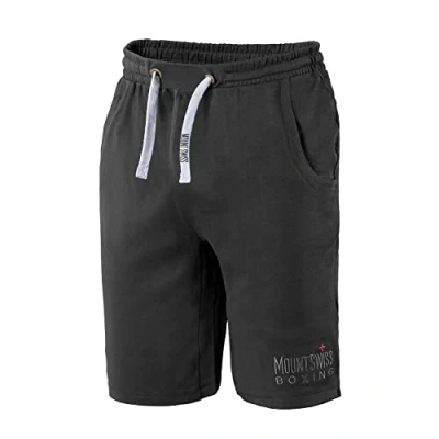 Abbildung von Mount Swiss Shorts Herren Kurze Hose Sporthose Boxer aus 100% Baumwolle Übergröße, Farbe: anthrazit, Gr. 8XL