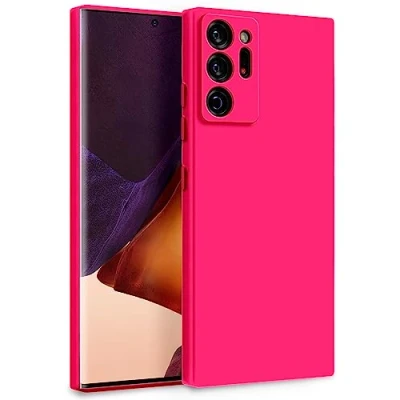Abbildung von MyGadget Hülle für Samsung Galaxy Note 20 Ultra Zweilagige Handyhülle mit Kameraschutz Cover Innenfutter &amp; Silikon außen Pink