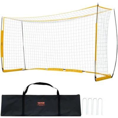 Abbildung von VEVOR 3,66x1,83m Tragbares Fußballtor Soccertor Fußballnetz Tragetasche