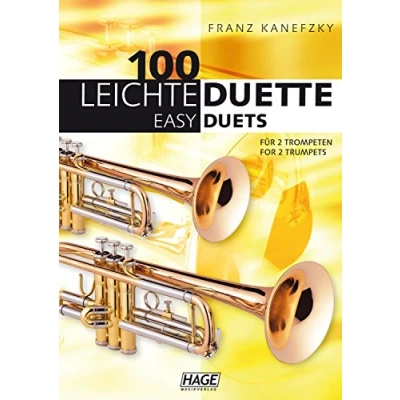 Abbildung von HAGE Musikverlag 100 Leichte Duette für 2 Trompeten Noten
