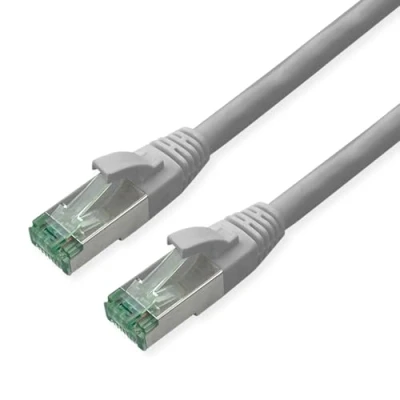 Abbildung von ROLINE RM Patchkabel Kat.6A S/FTP (PiMF), grau, 10 m