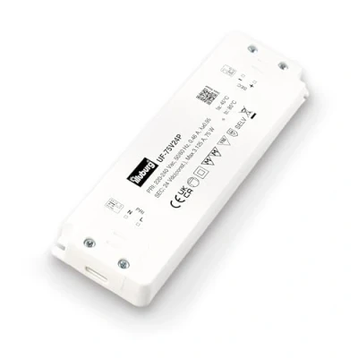 Abbildung von illuburg LED Trafo 24V 75W Flach Flackerfrei Geräuschlos für G4 GU5,3 Streifen Möbel Verdeckte Montage Netzteil Treiber Vorschaltgerät Driver Power Supply